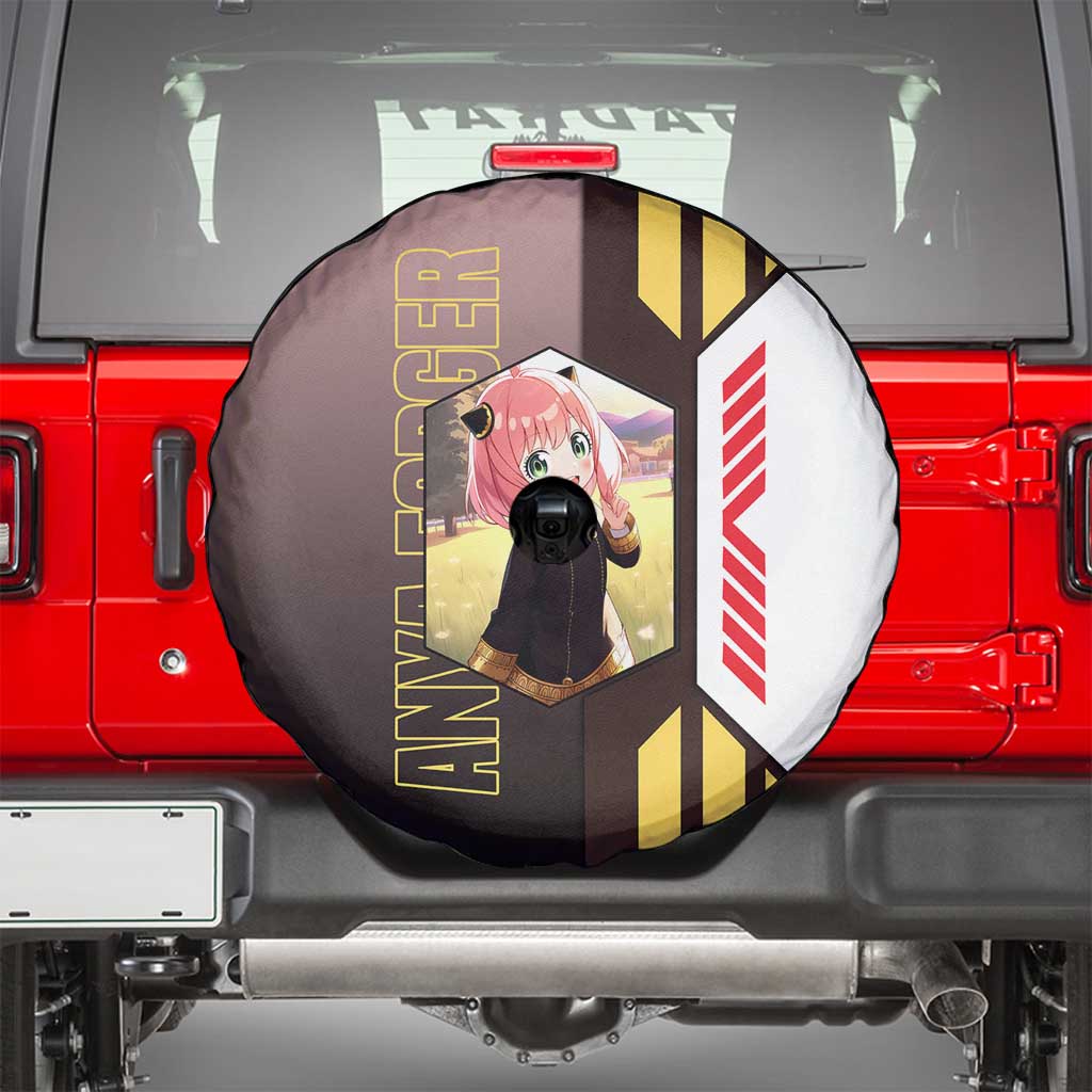 Anya Forger from Spy x Family Spare Tire Cover with Cute Pose and Character Design - The Mazicc