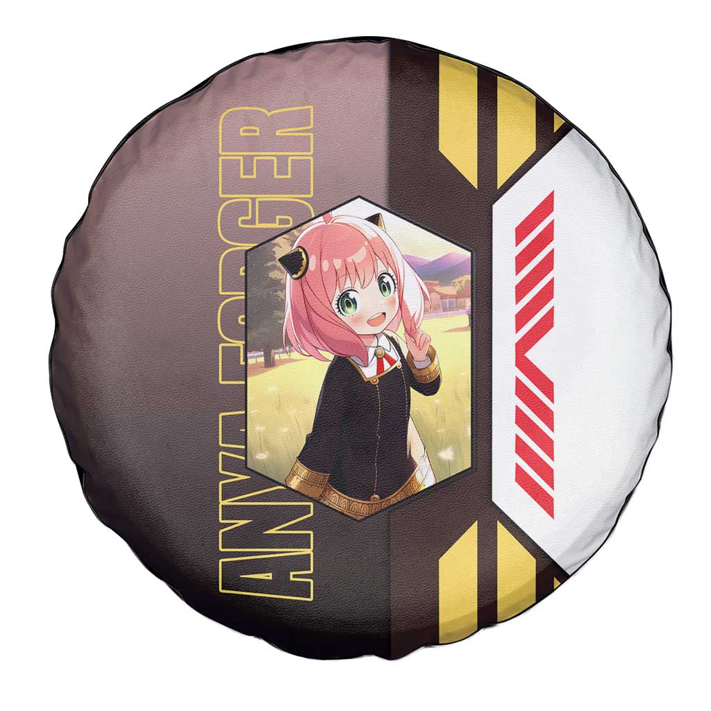 Anya Forger from Spy x Family Spare Tire Cover with Cute Pose and Character Design - The Mazicc