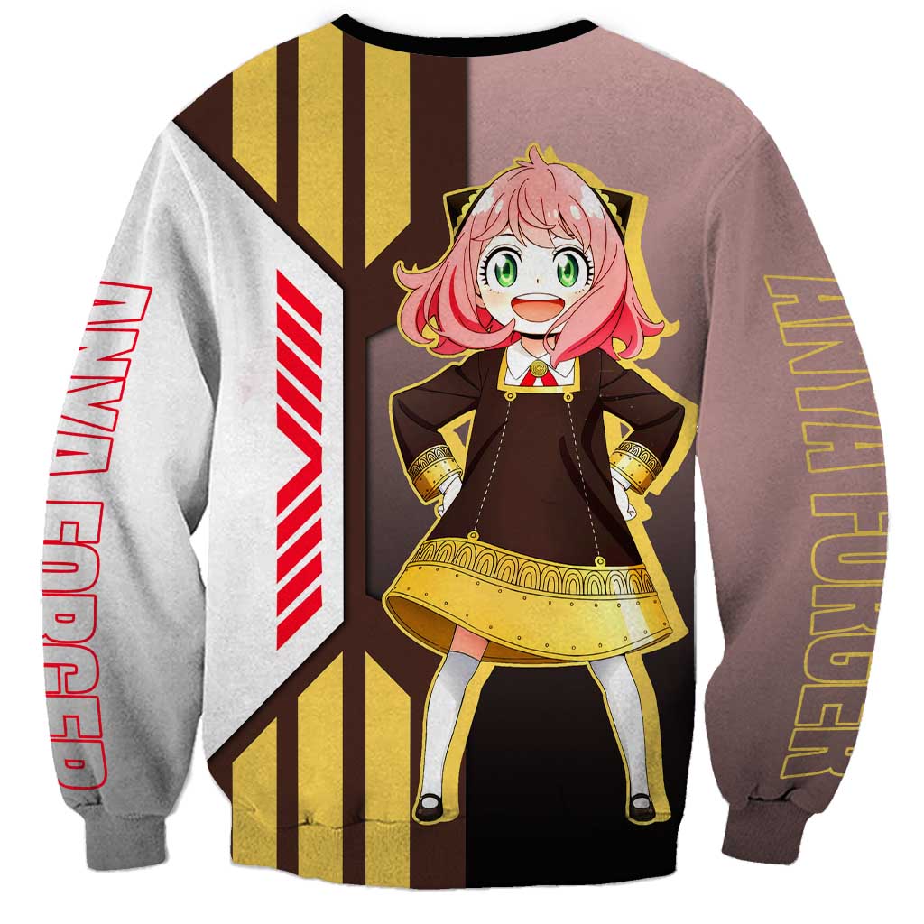 Anya Forger from Spy x Family Sweatshirt with Cute Pose and Character Design - The Mazicc