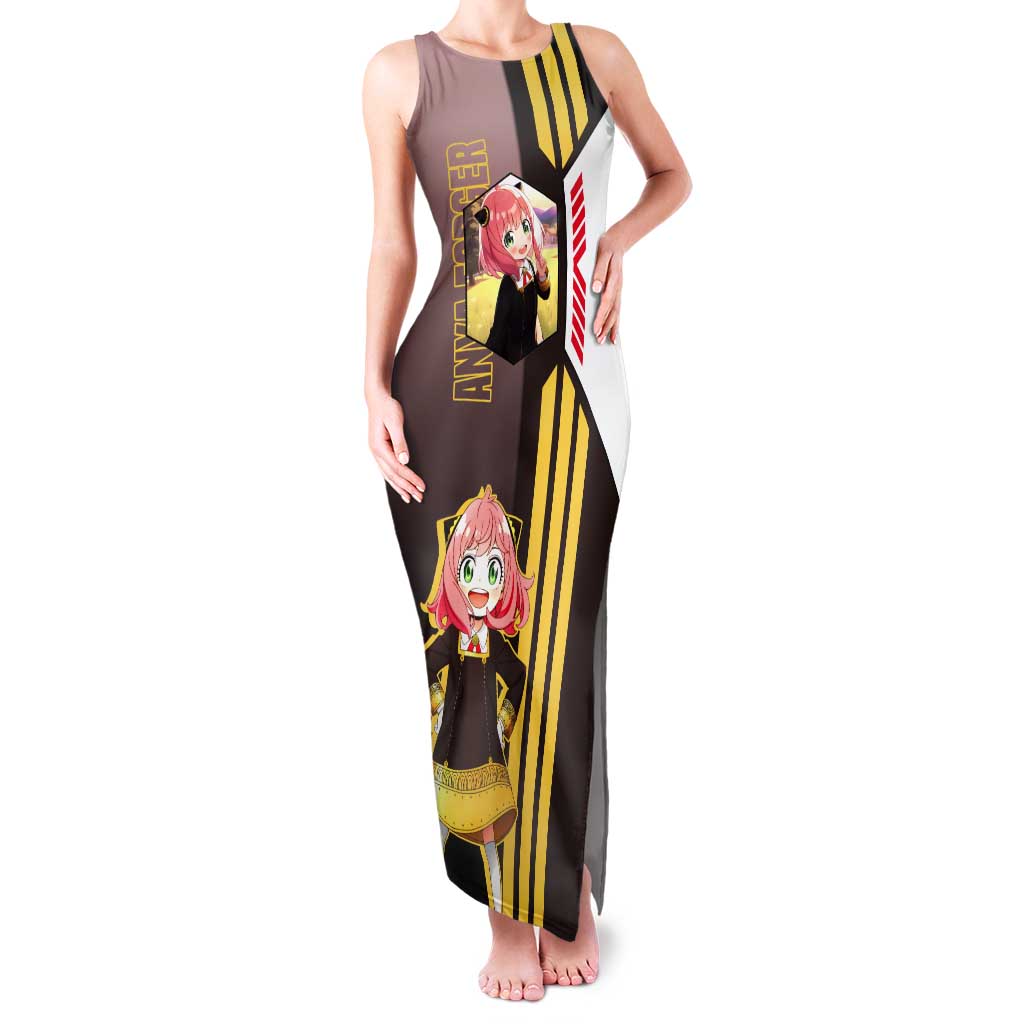 Anya Forger from Spy x Family Tank Maxi Dress with Cute Pose and Character Design - The Mazicc