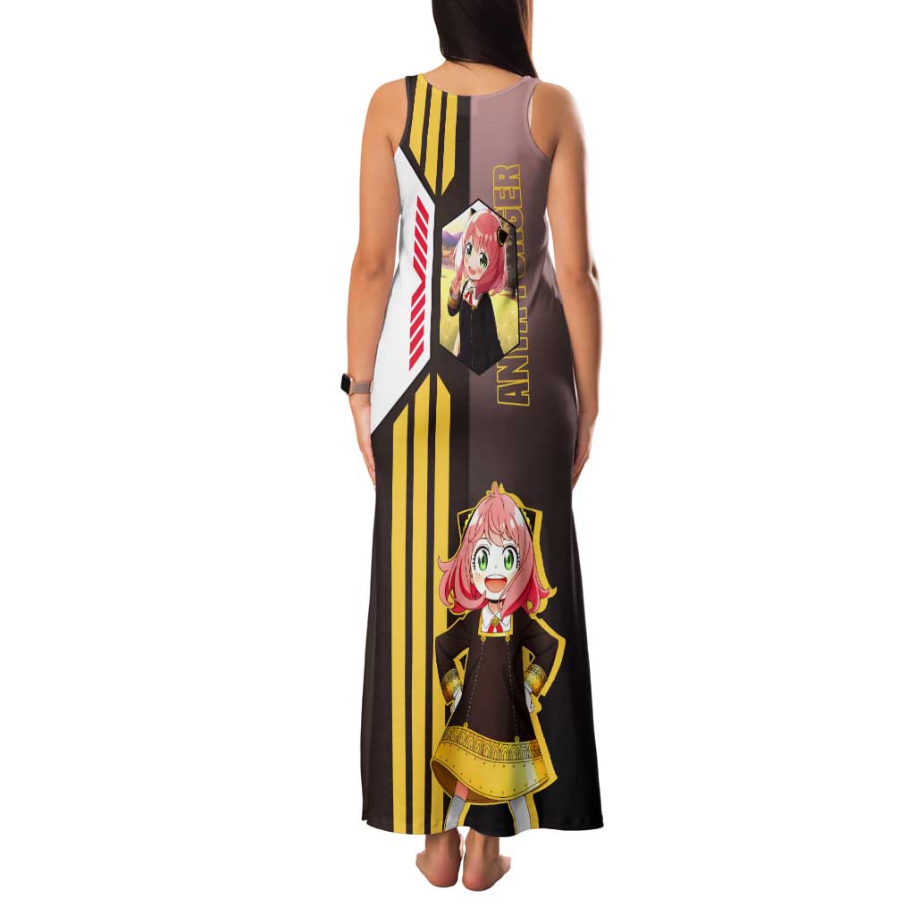 Anya Forger from Spy x Family Tank Maxi Dress with Cute Pose and Character Design - The Mazicc