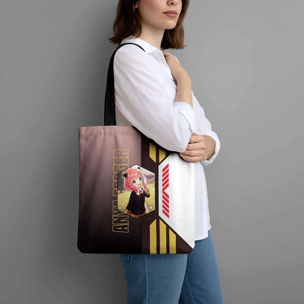 Anya Forger from Spy x Family Tote Bag with Cute Pose and Character Design - The Mazicc
