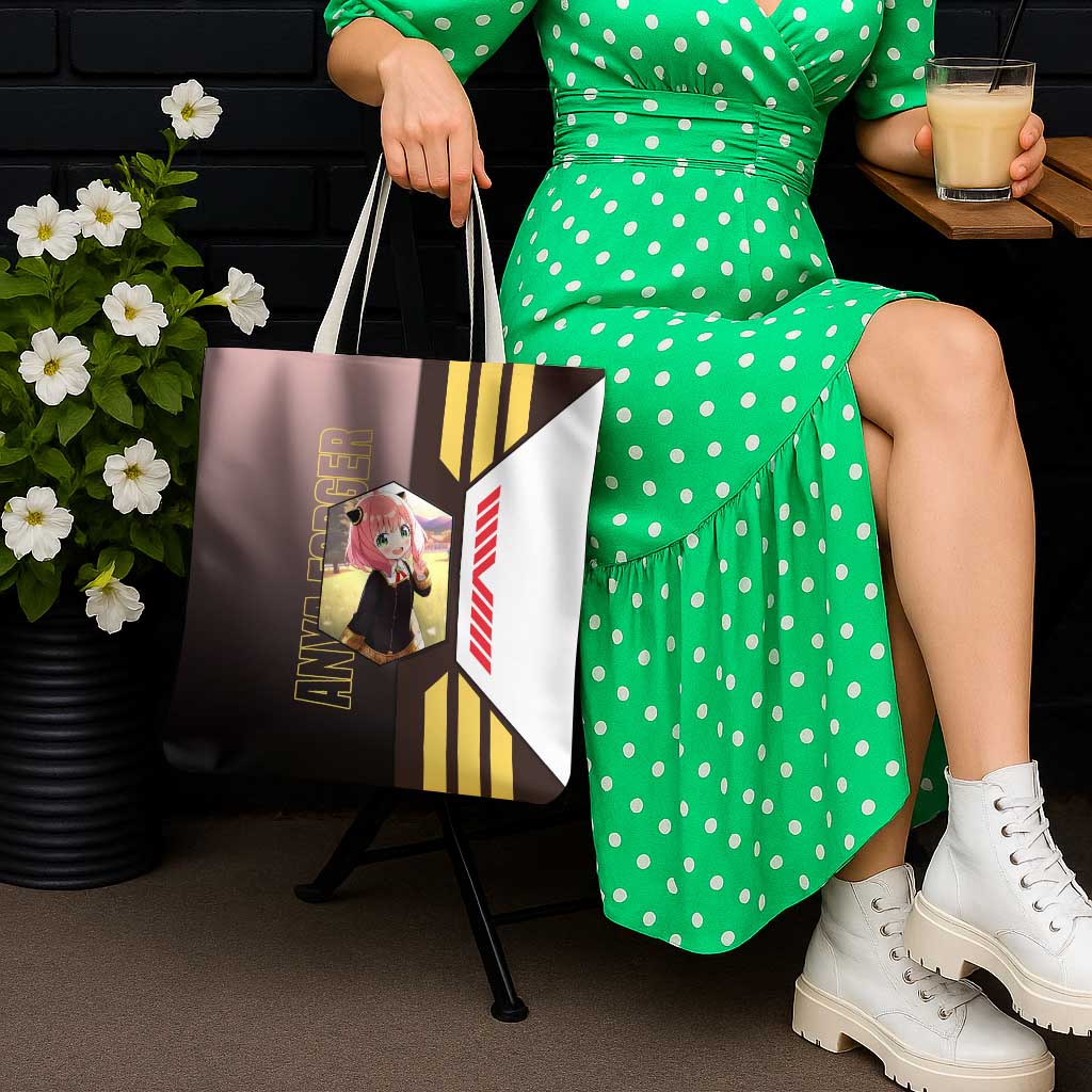 Anya Forger from Spy x Family Tote Bag with Cute Pose and Character Design - The Mazicc