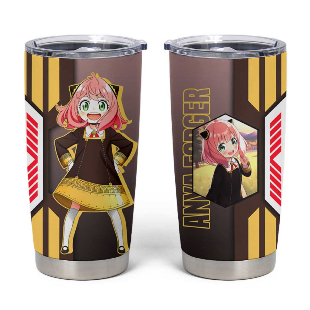 Anya Forger from Spy x Family Tumbler Cup with Cute Pose and Character Design - The Mazicc