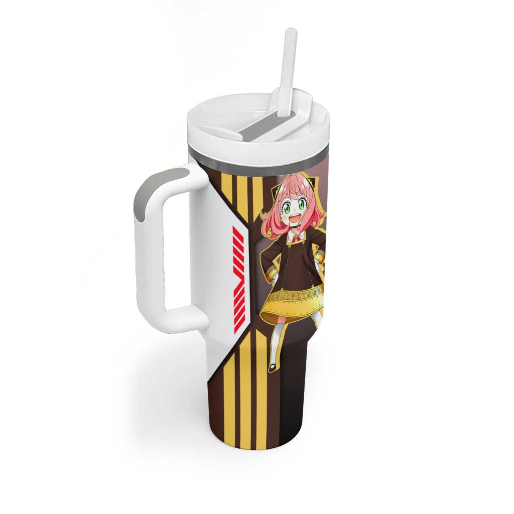 Anya Forger from Spy x Family Tumbler With Handle with Cute Pose and Character Design - The Mazicc