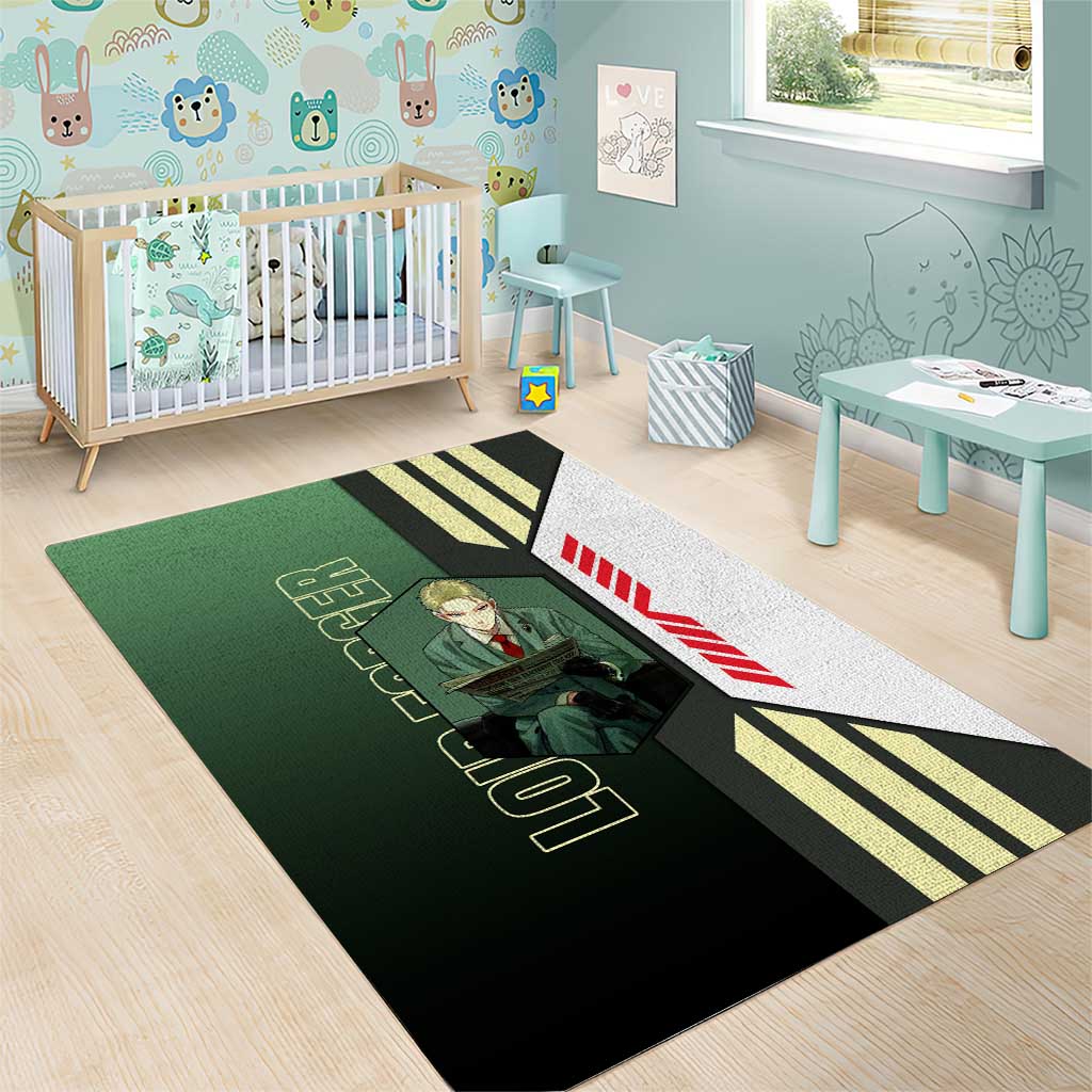 Loid Forger from Spy x Family Area Rug with Cool Posing and Character Design - The Mazicc