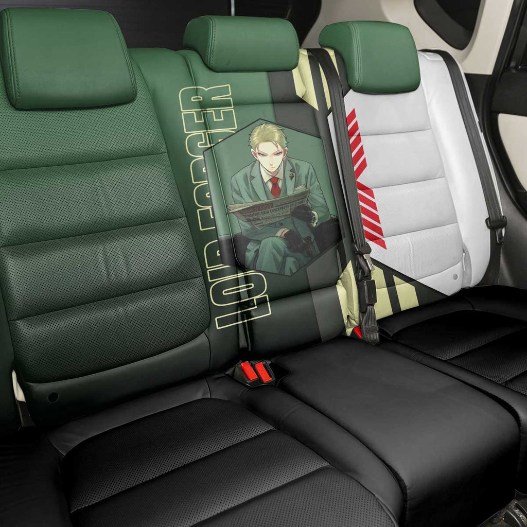 Loid Forger from Spy x Family Back Car Seat Cover with Cool Posing and Character Design - The Mazicc