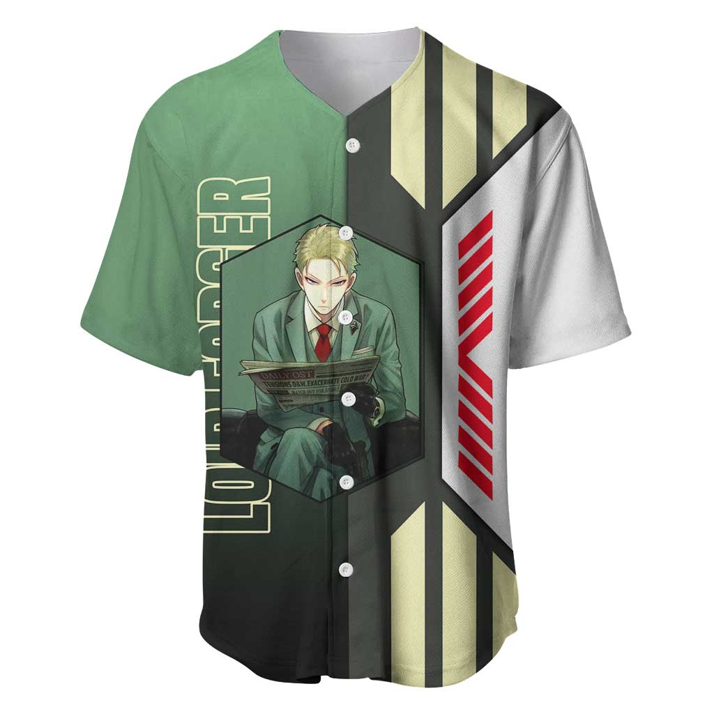 Loid Forger from Spy x Family Baseball Jersey with Cool Posing and Character Design - The Mazicc