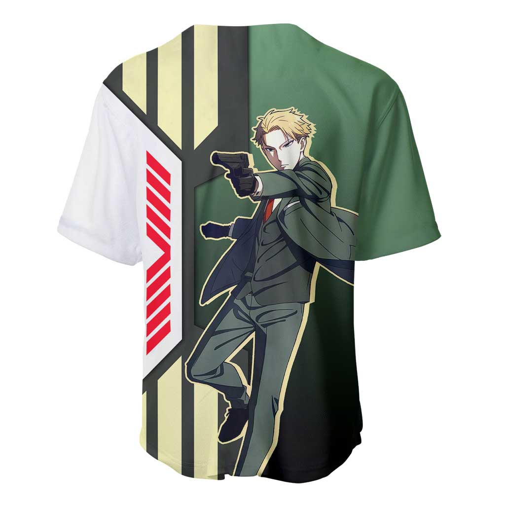 Loid Forger from Spy x Family Baseball Jersey with Cool Posing and Character Design - The Mazicc