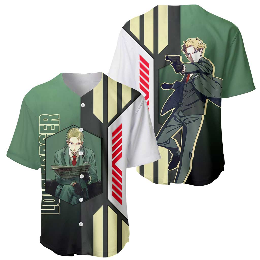 Loid Forger from Spy x Family Baseball Jersey with Cool Posing and Character Design - The Mazicc