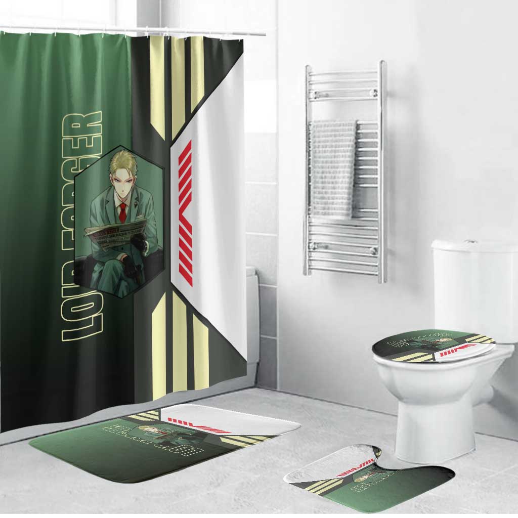 Loid Forger from Spy x Family Bathroom Set with Cool Posing and Character Design - The Mazicc