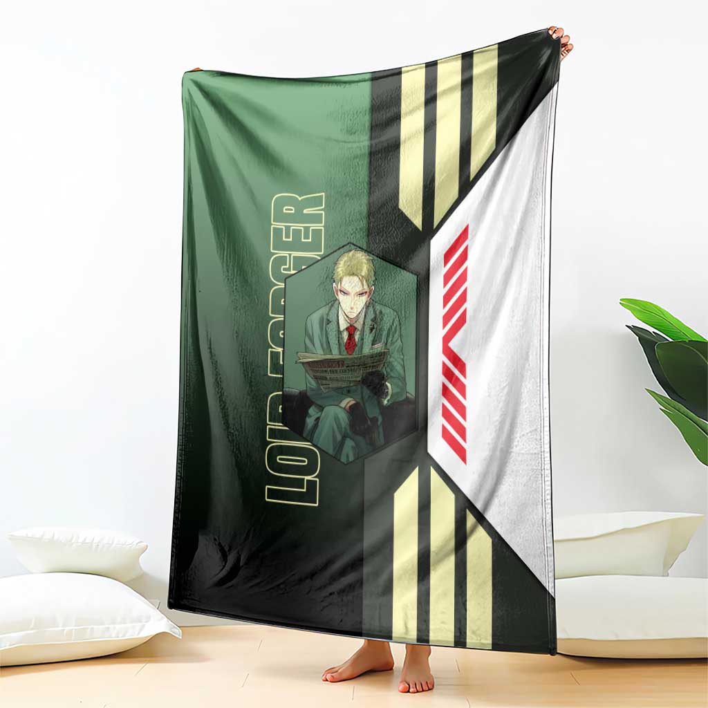 Loid Forger from Spy x Family Blanket with Cool Posing and Character Design - The Mazicc