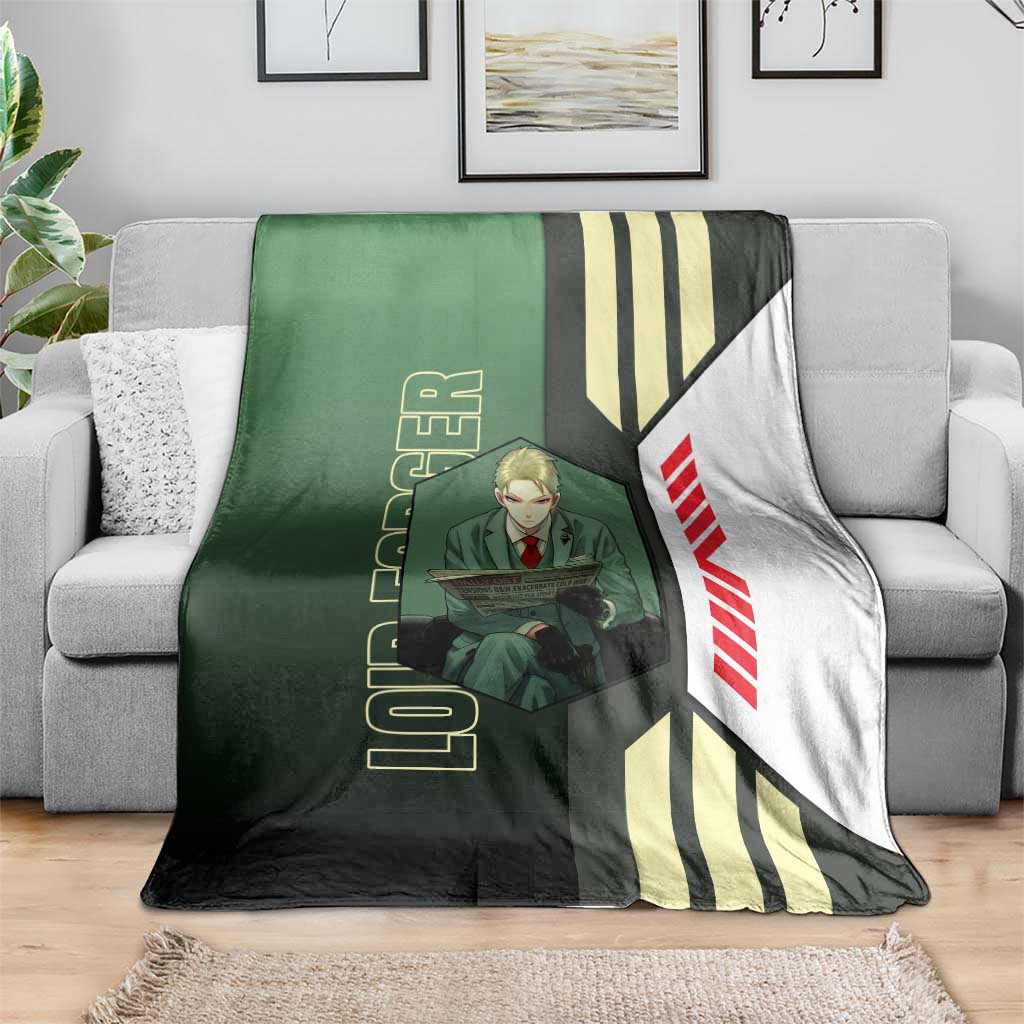 Loid Forger from Spy x Family Blanket with Cool Posing and Character Design - The Mazicc