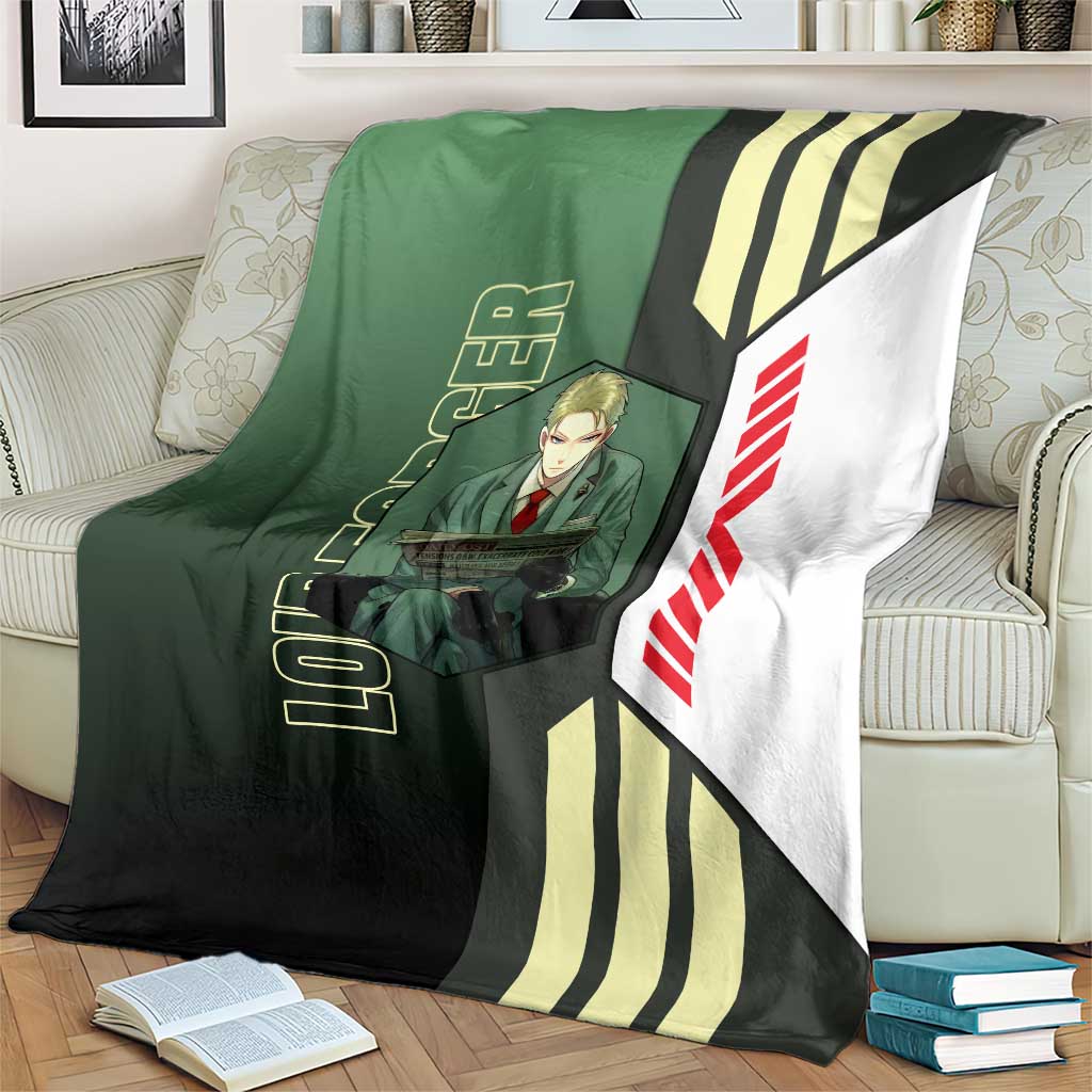 Loid Forger from Spy x Family Blanket with Cool Posing and Character Design - The Mazicc