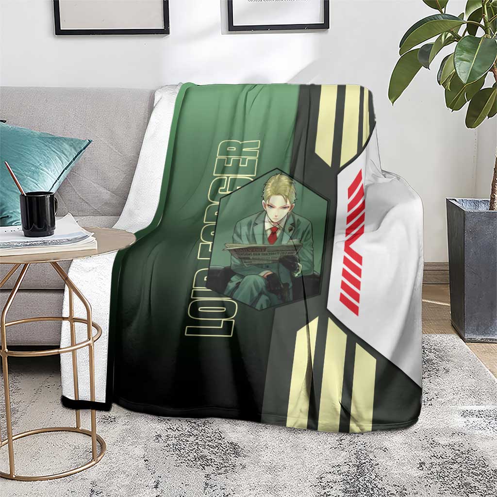 Loid Forger from Spy x Family Blanket with Cool Posing and Character Design - The Mazicc