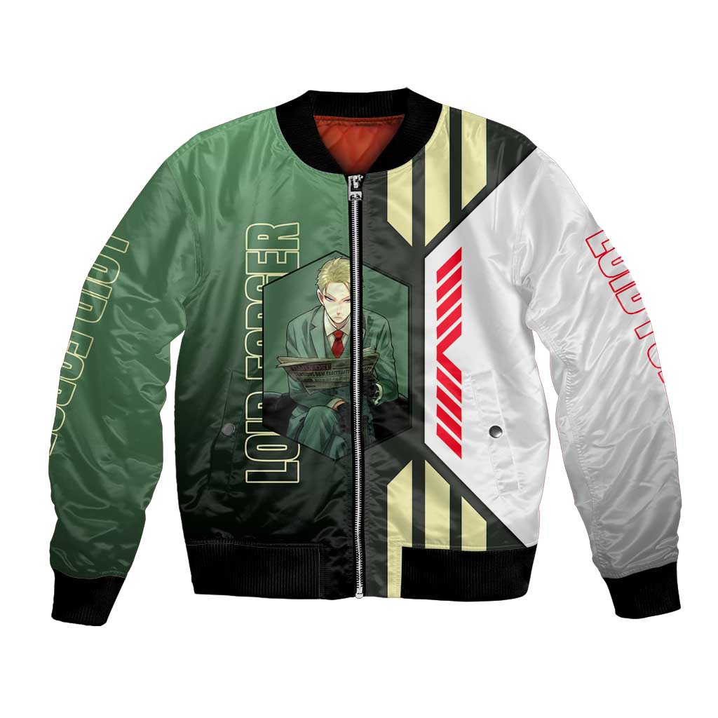 Loid Forger from Spy x Family Bomber Jacket with Cool Posing and Character Design - The Mazicc