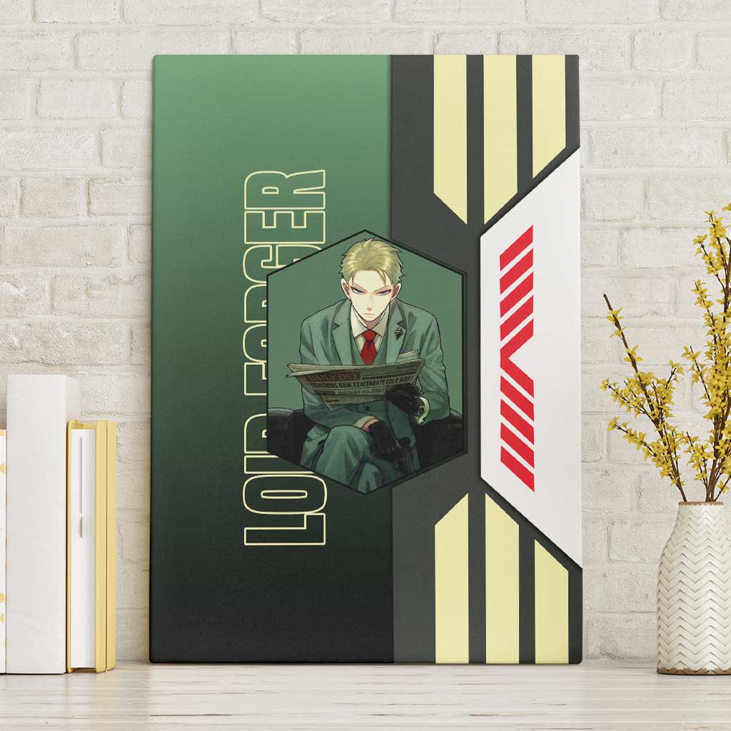 Loid Forger from Spy x Family Canvas Wall Art with Cool Posing and Character Design - The Mazicc