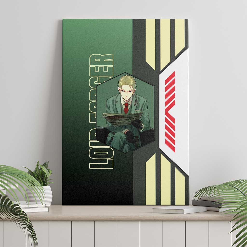 Loid Forger from Spy x Family Canvas Wall Art with Cool Posing and Character Design - The Mazicc