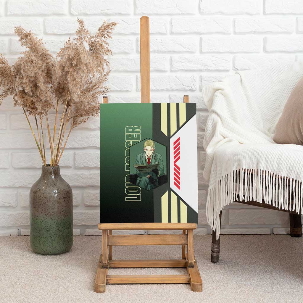Loid Forger from Spy x Family Canvas Wall Art with Cool Posing and Character Design - The Mazicc