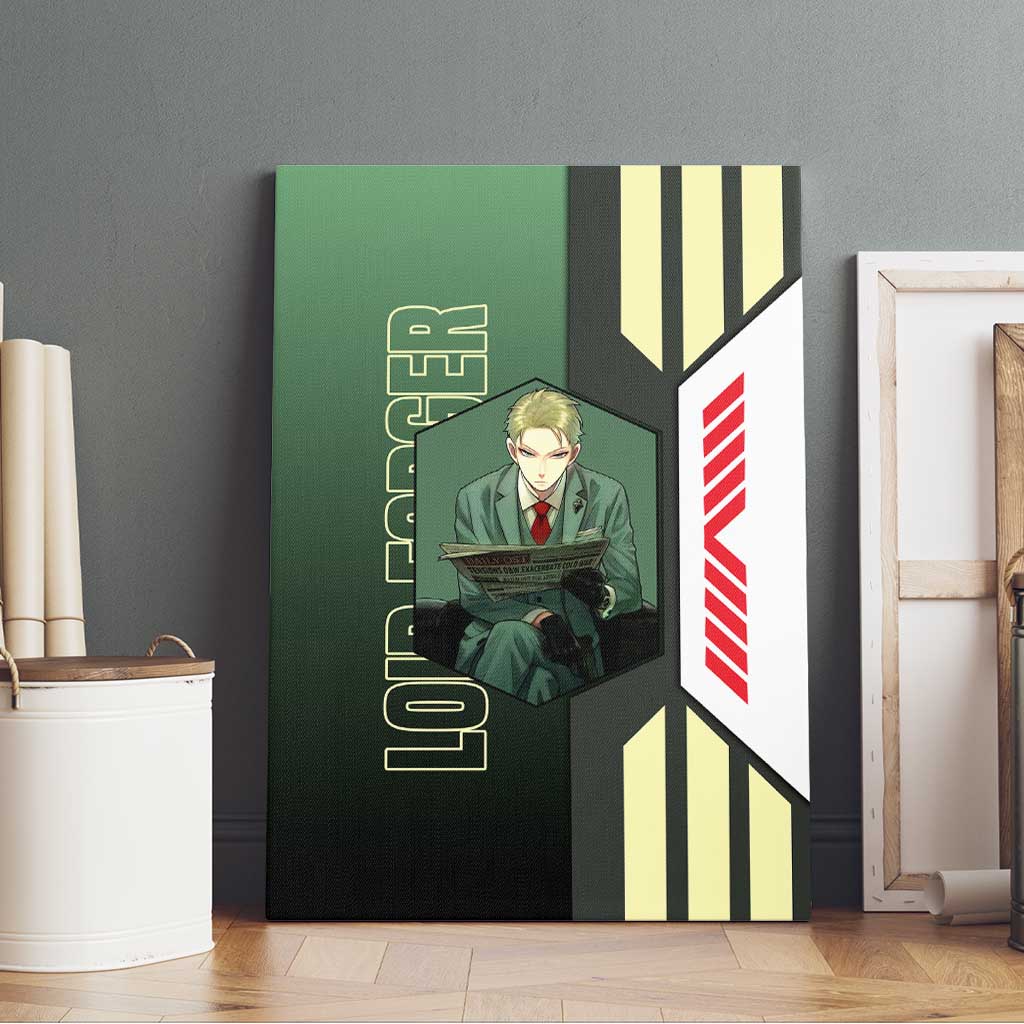 Loid Forger from Spy x Family Canvas Wall Art with Cool Posing and Character Design - The Mazicc