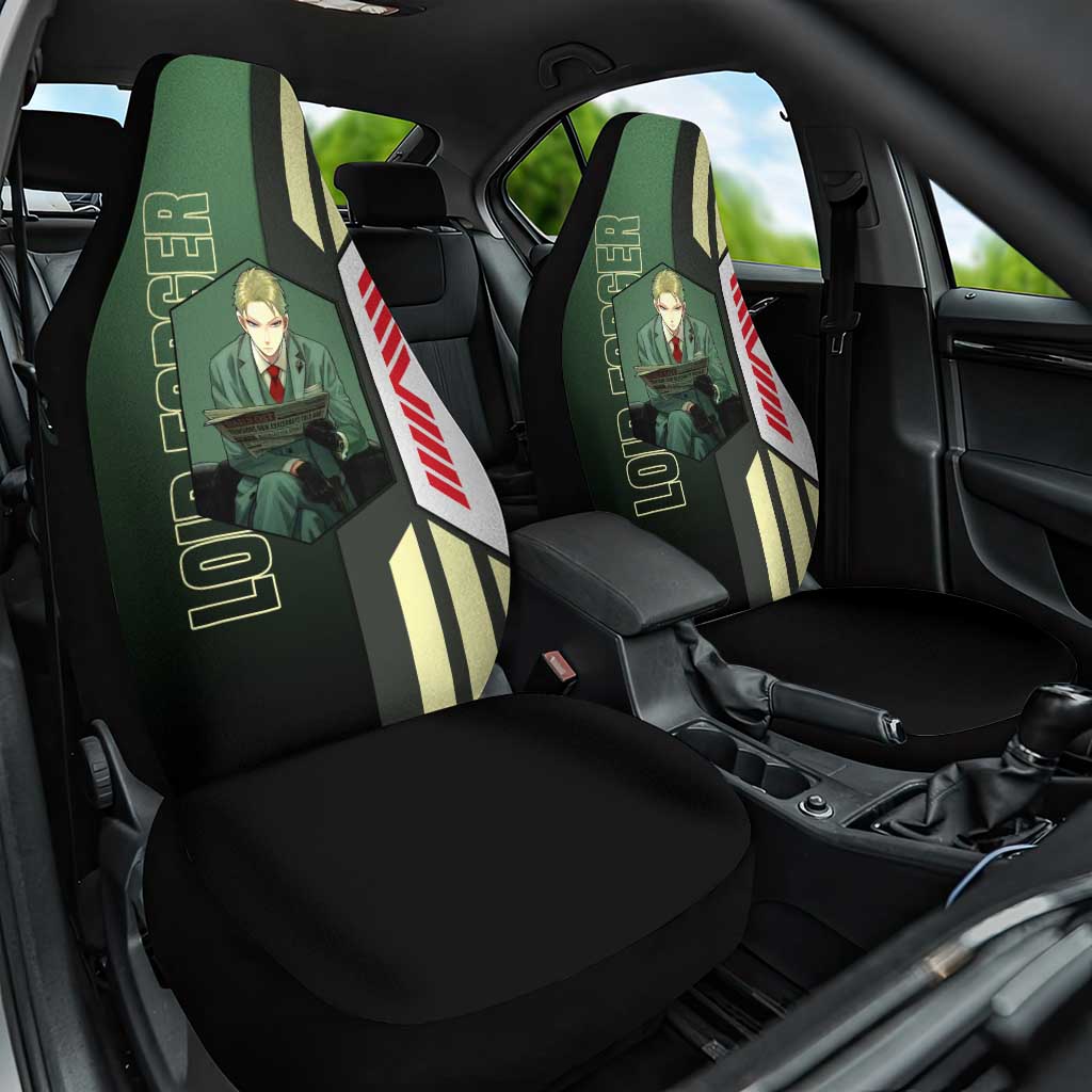 Loid Forger from Spy x Family Car Seat Cover with Cool Posing and Character Design - The Mazicc