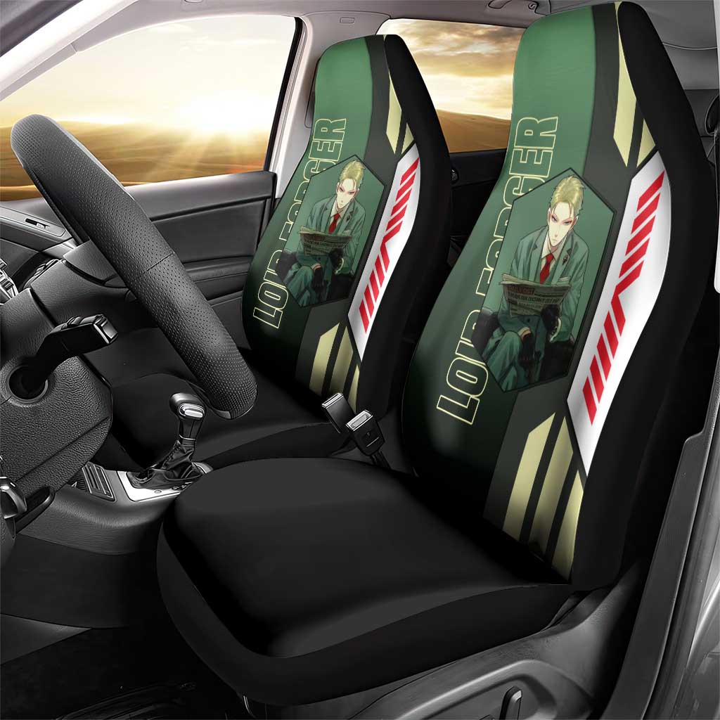 Loid Forger from Spy x Family Car Seat Cover with Cool Posing and Character Design - The Mazicc