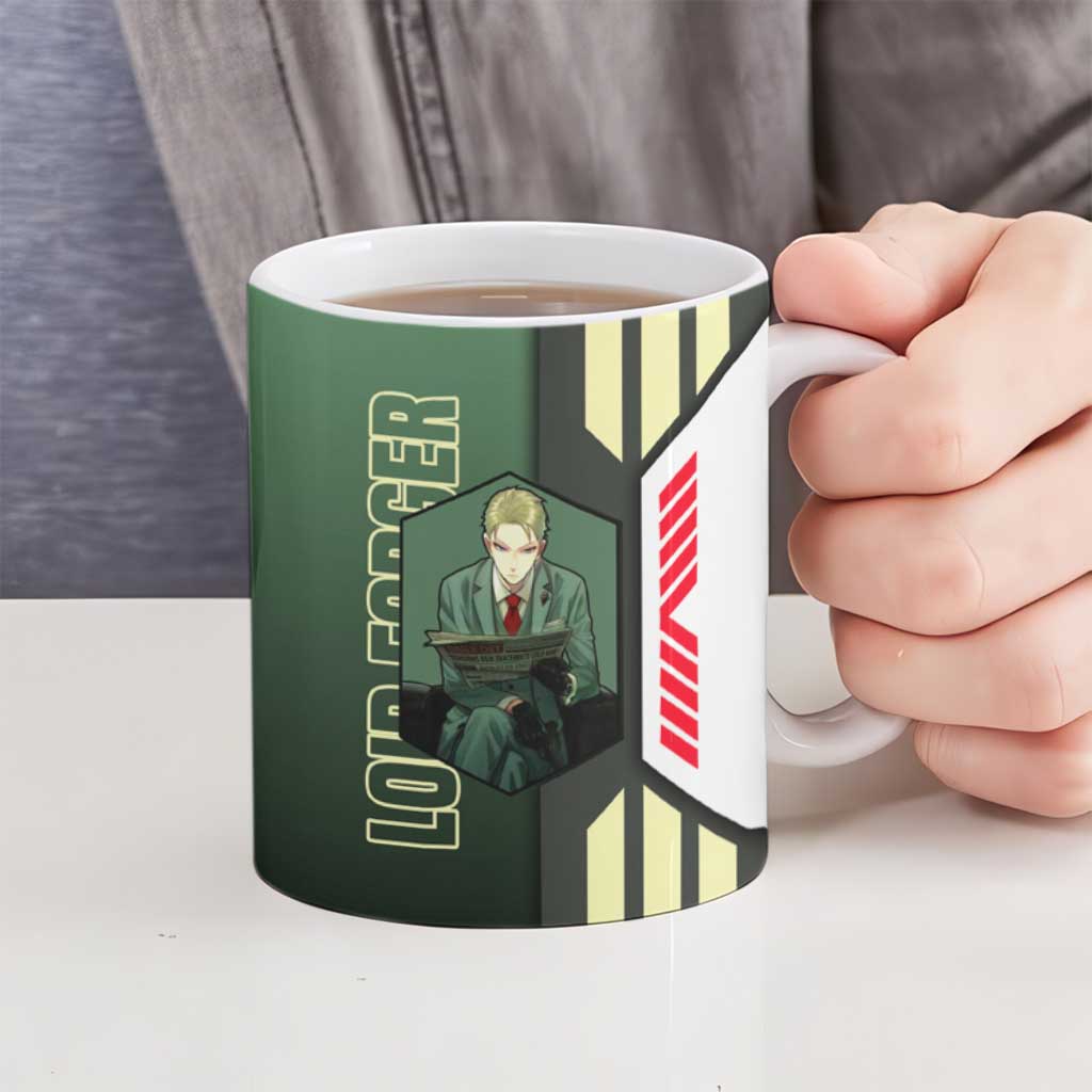 Loid Forger from Spy x Family Ceramic Mug with Cool Posing and Character Design - The Mazicc