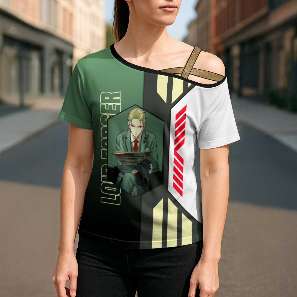 Loid Forger from Spy x Family Cross Shoulder Shirt with Cool Posing and Character Design - The Mazicc
