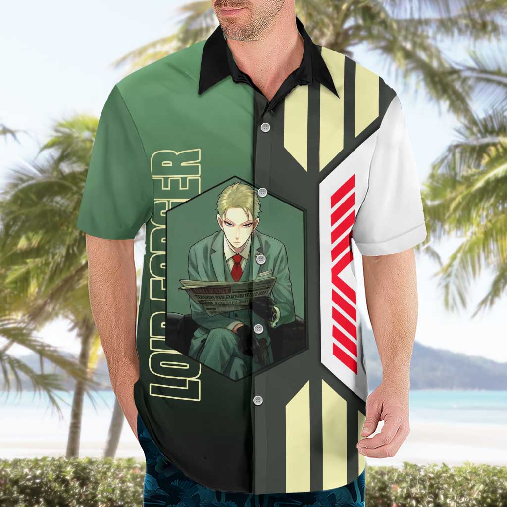 Loid Forger from Spy x Family Hawaiian Shirt with Cool Posing and Character Design - The Mazicc