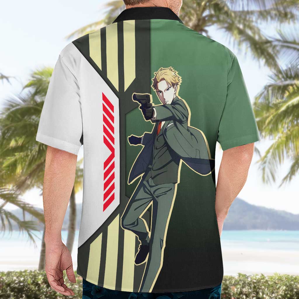 Loid Forger from Spy x Family Hawaiian Shirt with Cool Posing and Character Design - The Mazicc