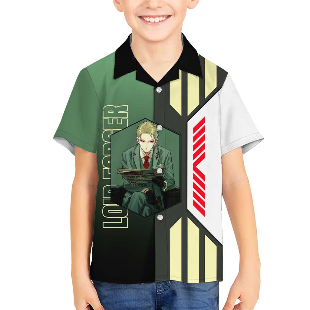 Loid Forger from Spy x Family Hawaiian Shirt with Cool Posing and Character Design - The Mazicc