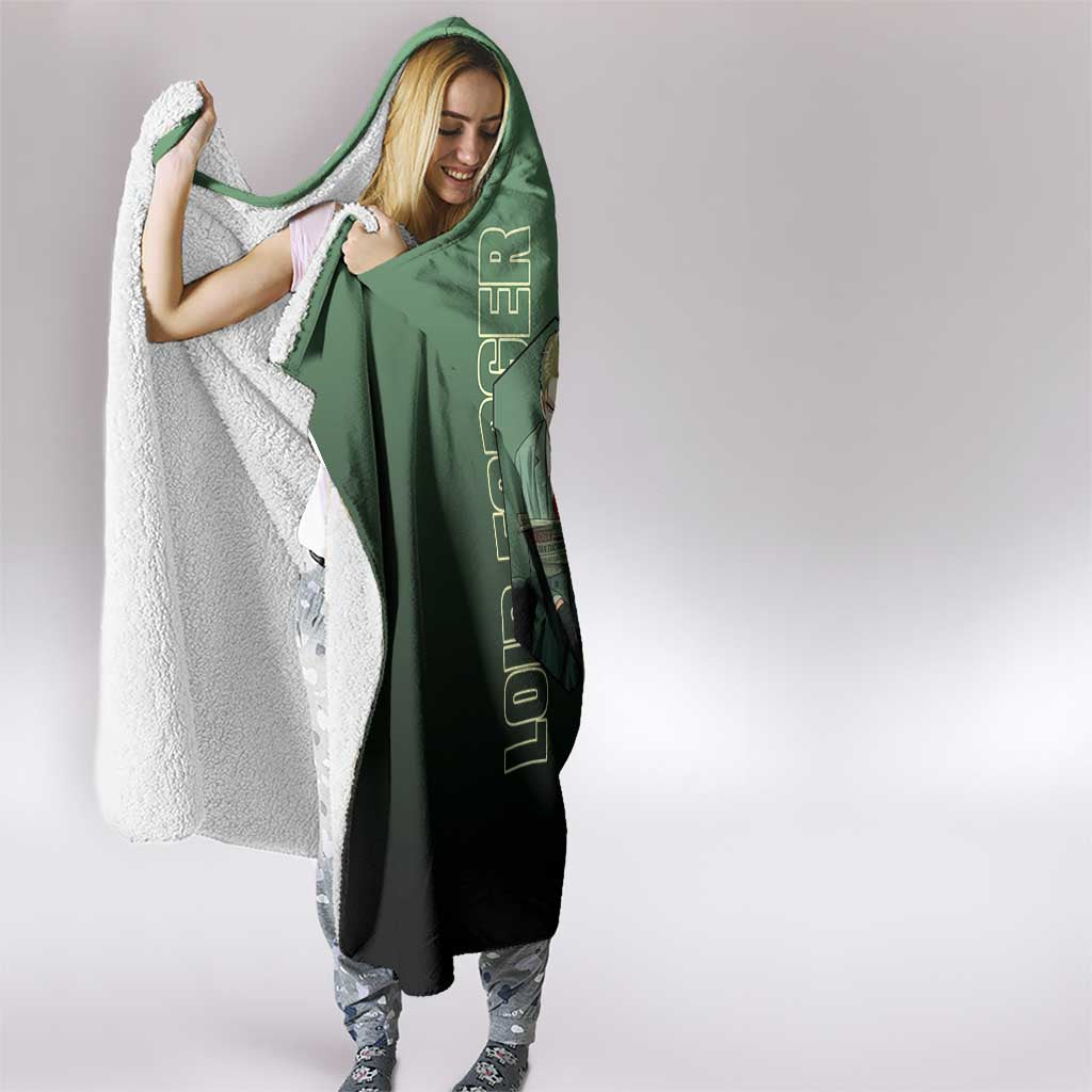 Loid Forger from Spy x Family Hooded Blanket with Cool Posing and Character Design - The Mazicc