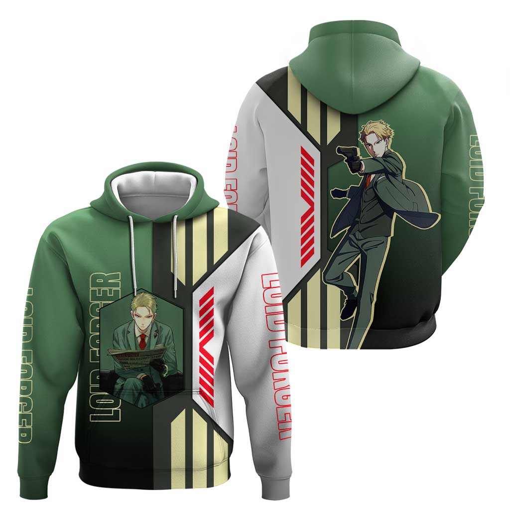 Loid Forger from Spy x Family Hoodie with Cool Posing and Character Design - The Mazicc