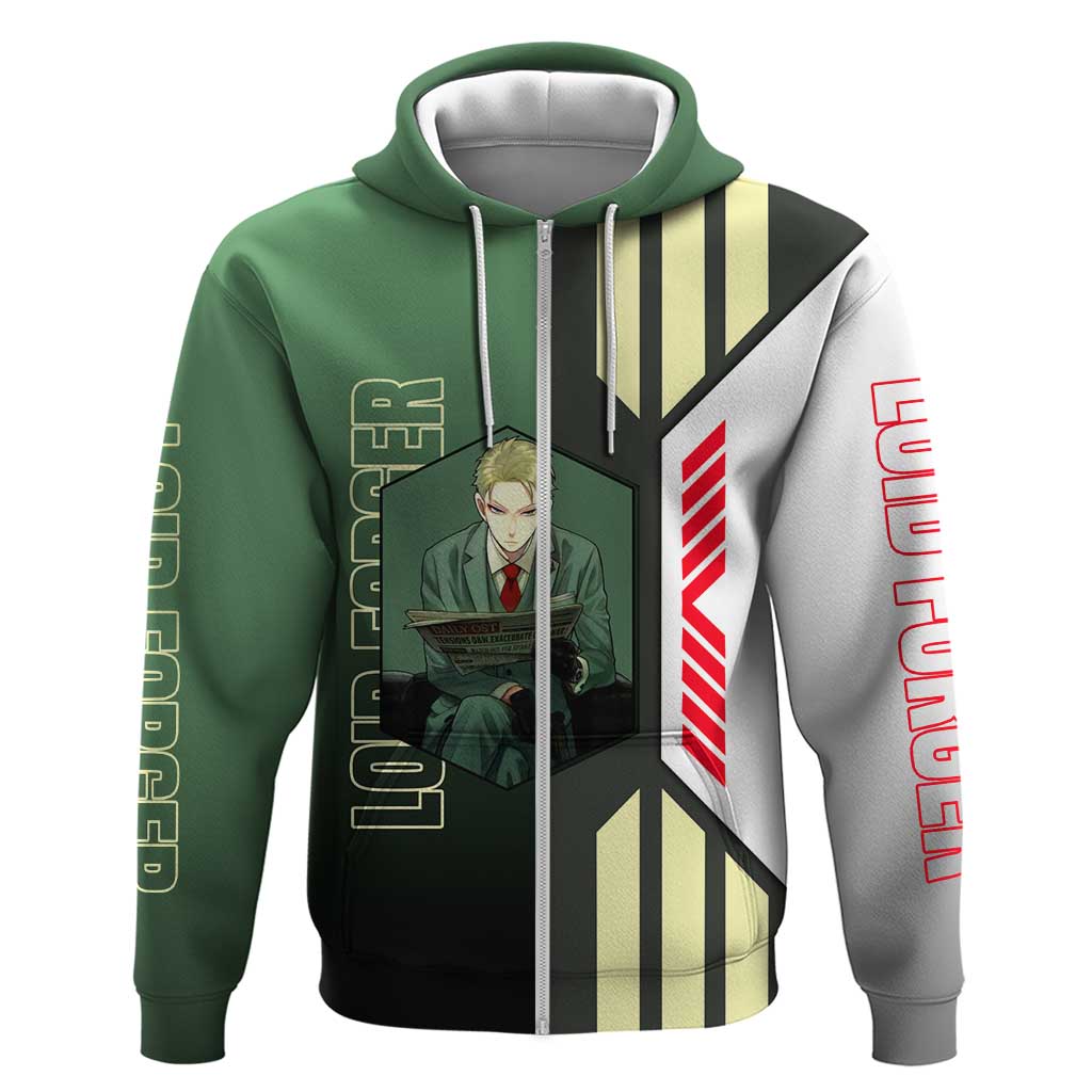 Loid Forger from Spy x Family Hoodie with Cool Posing and Character Design - The Mazicc