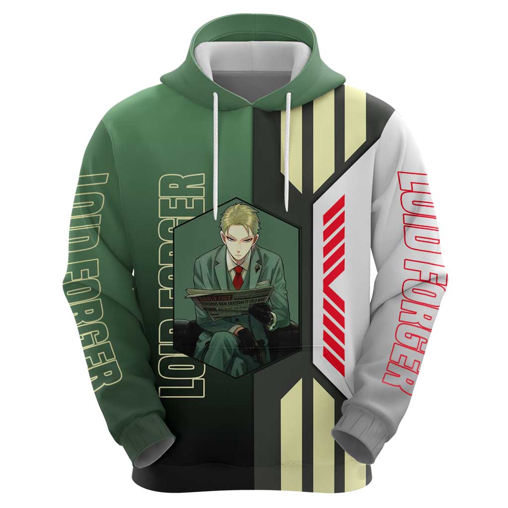 Loid Forger from Spy x Family Hoodie with Cool Posing and Character Design - The Mazicc