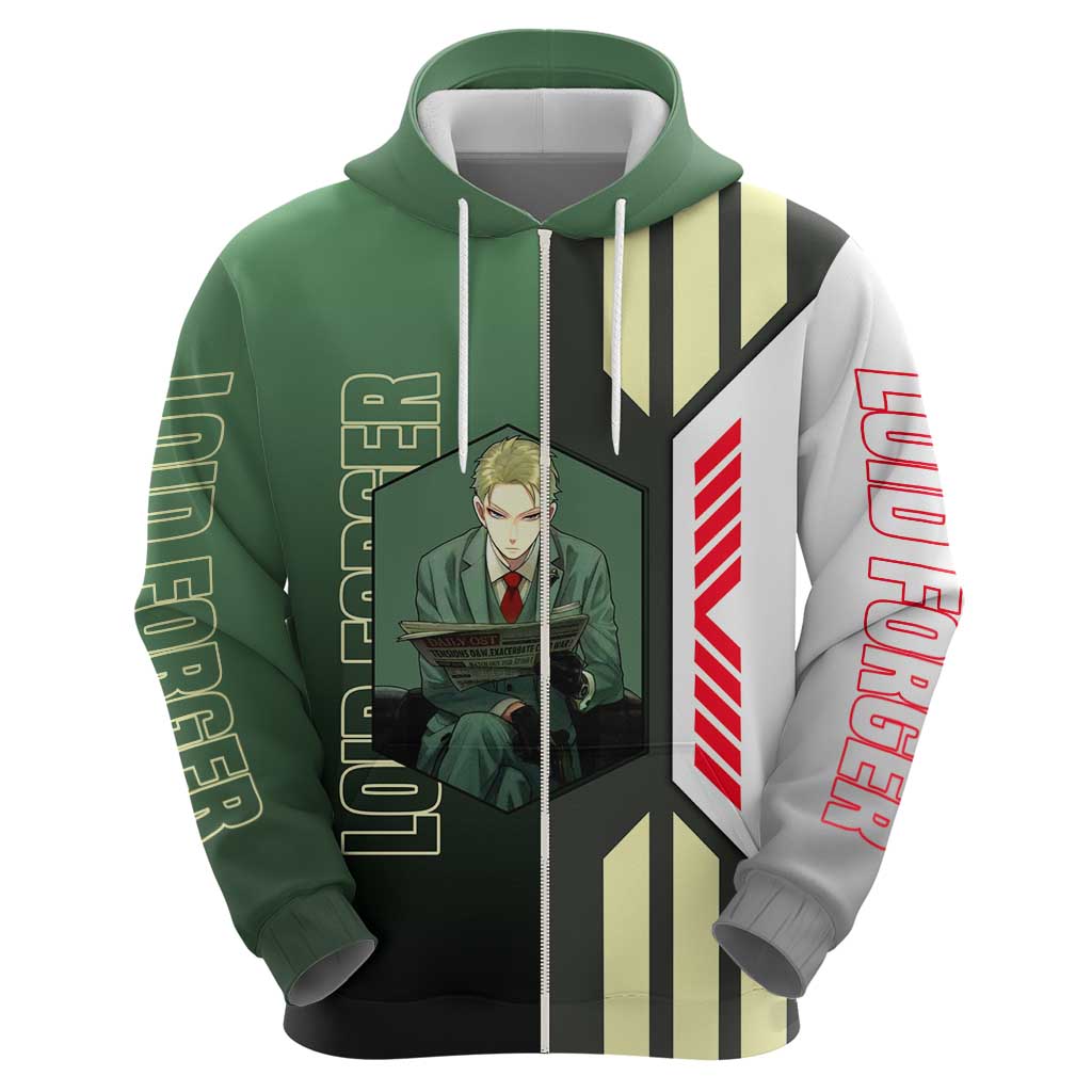 Loid Forger from Spy x Family Hoodie with Cool Posing and Character Design - The Mazicc