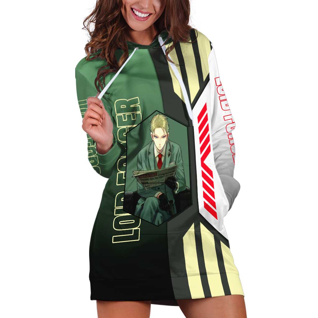 Loid Forger from Spy x Family Hoodie Dress with Cool Posing and Character Design - The Mazicc
