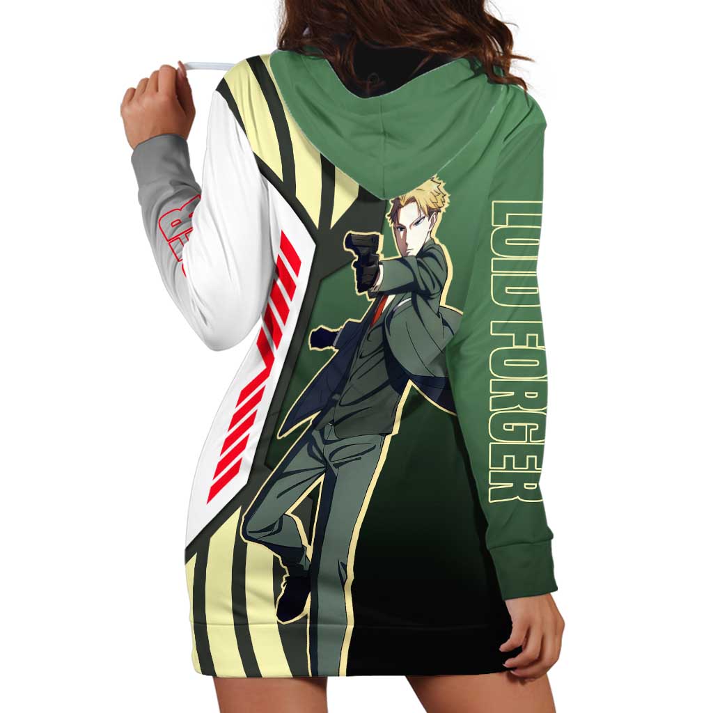 Loid Forger from Spy x Family Hoodie Dress with Cool Posing and Character Design - The Mazicc