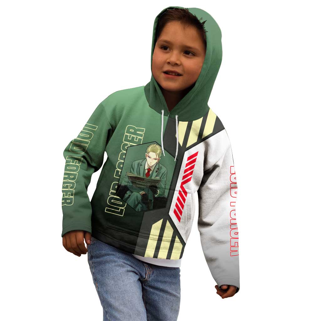 Loid Forger from Spy x Family Kid Hoodie with Cool Posing and Character Design - The Mazicc