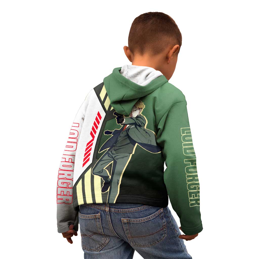 Loid Forger from Spy x Family Kid Hoodie with Cool Posing and Character Design - The Mazicc
