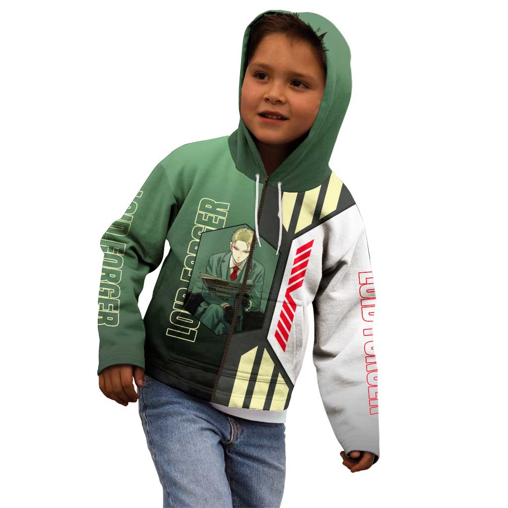 Loid Forger from Spy x Family Kid Hoodie with Cool Posing and Character Design - The Mazicc