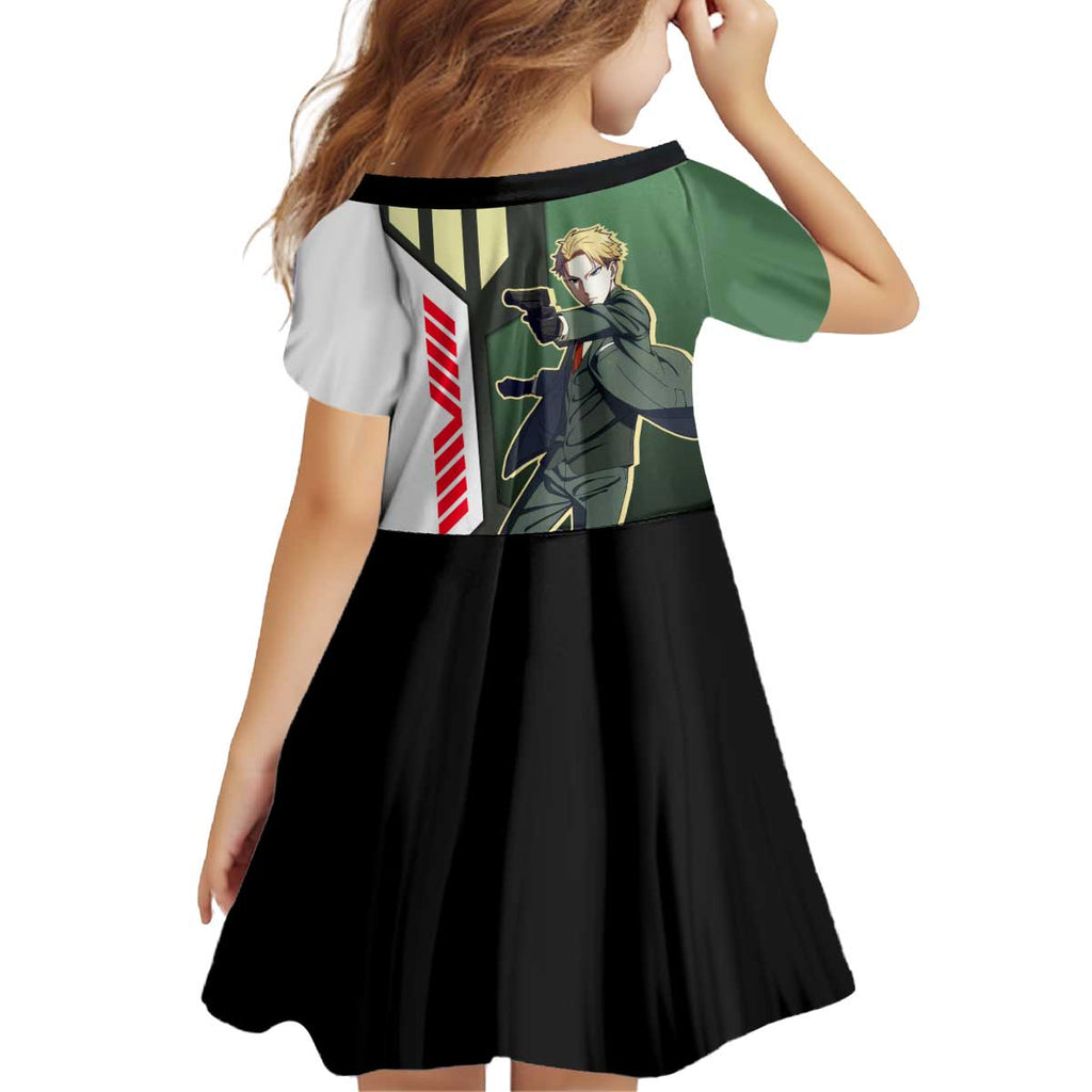 Loid Forger from Spy x Family Kid Short Sleeve Dress with Cool Posing and Character Design - The Mazicc