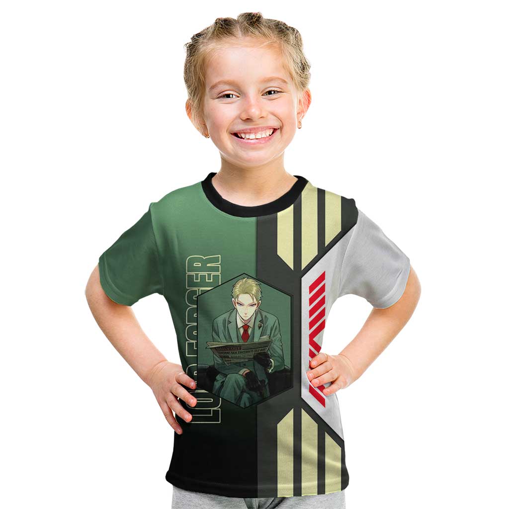 Loid Forger from Spy x Family Kid T Shirt with Cool Posing and Character Design - The Mazicc
