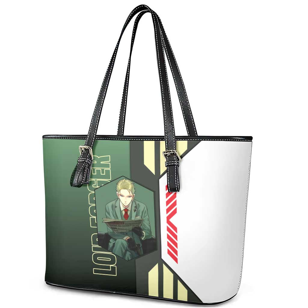 Loid Forger from Spy x Family Leather Tote Bag with Cool Posing and Character Design - The Mazicc