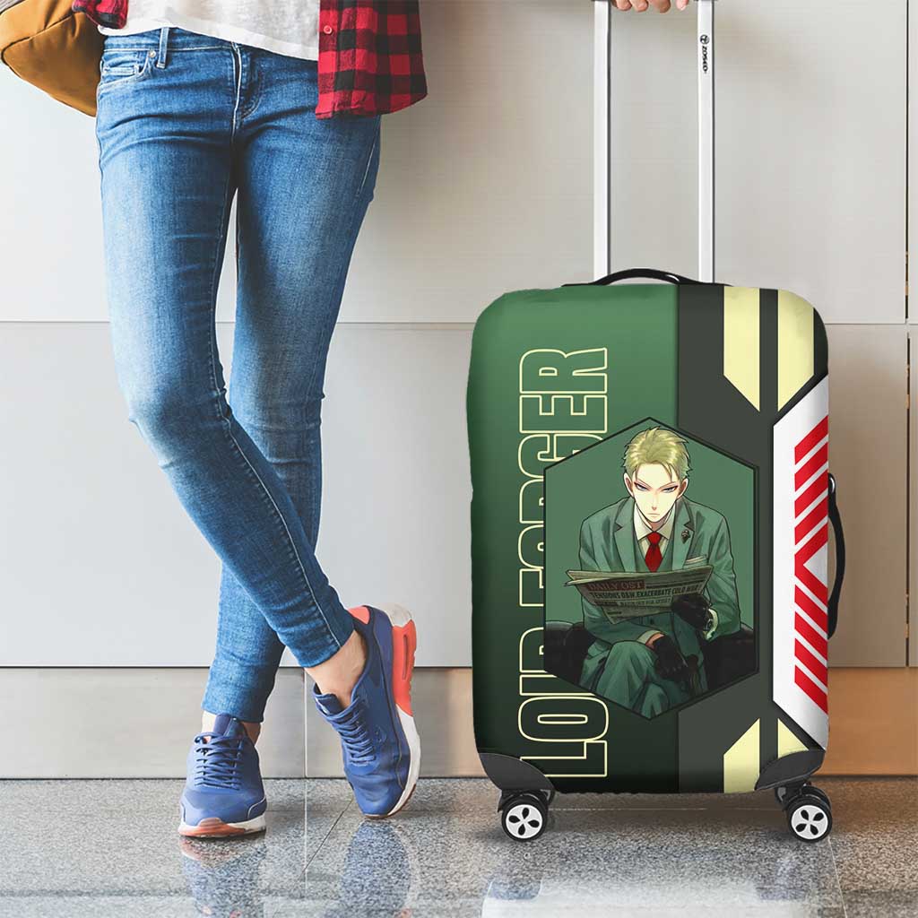 Loid Forger from Spy x Family Luggage Cover with Cool Posing and Character Design - The Mazicc