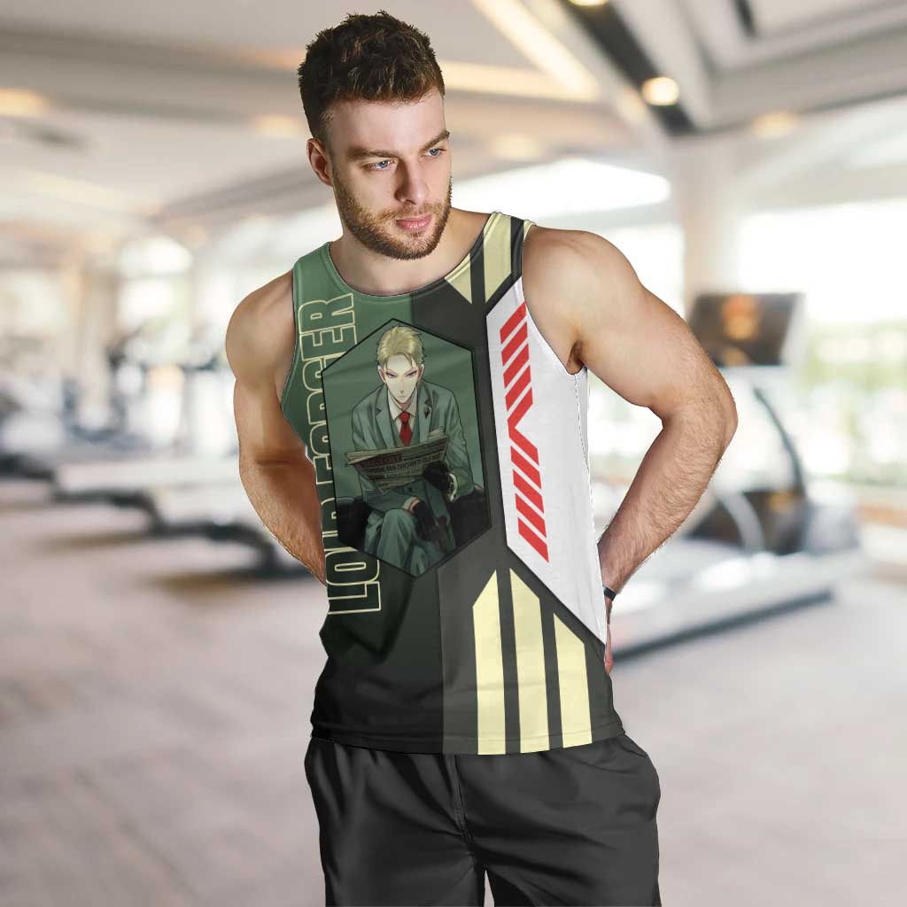 Loid Forger from Spy x Family Men Tank Top with Cool Posing and Character Design - The Mazicc
