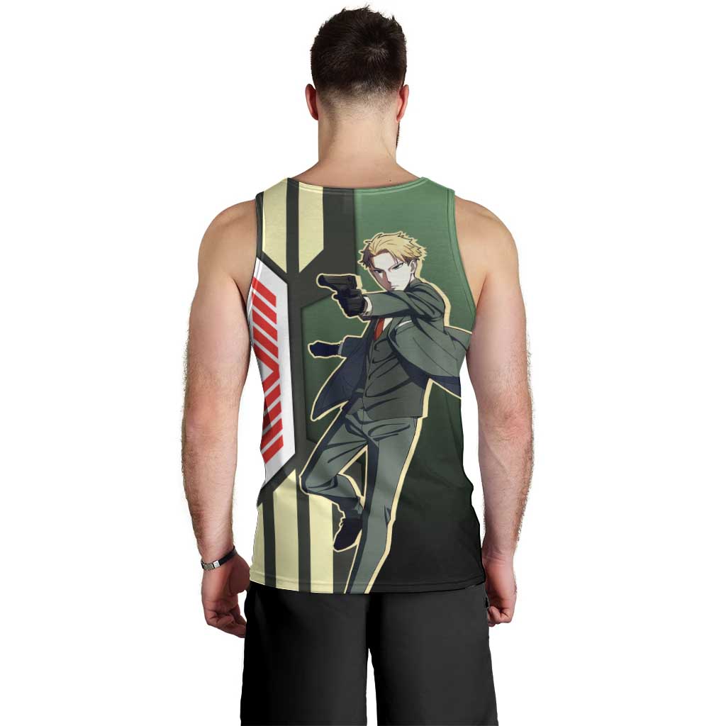 Loid Forger from Spy x Family Men Tank Top with Cool Posing and Character Design - The Mazicc