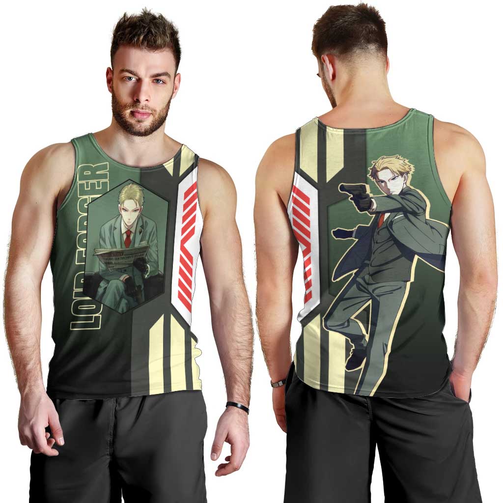 Loid Forger from Spy x Family Men Tank Top with Cool Posing and Character Design - The Mazicc