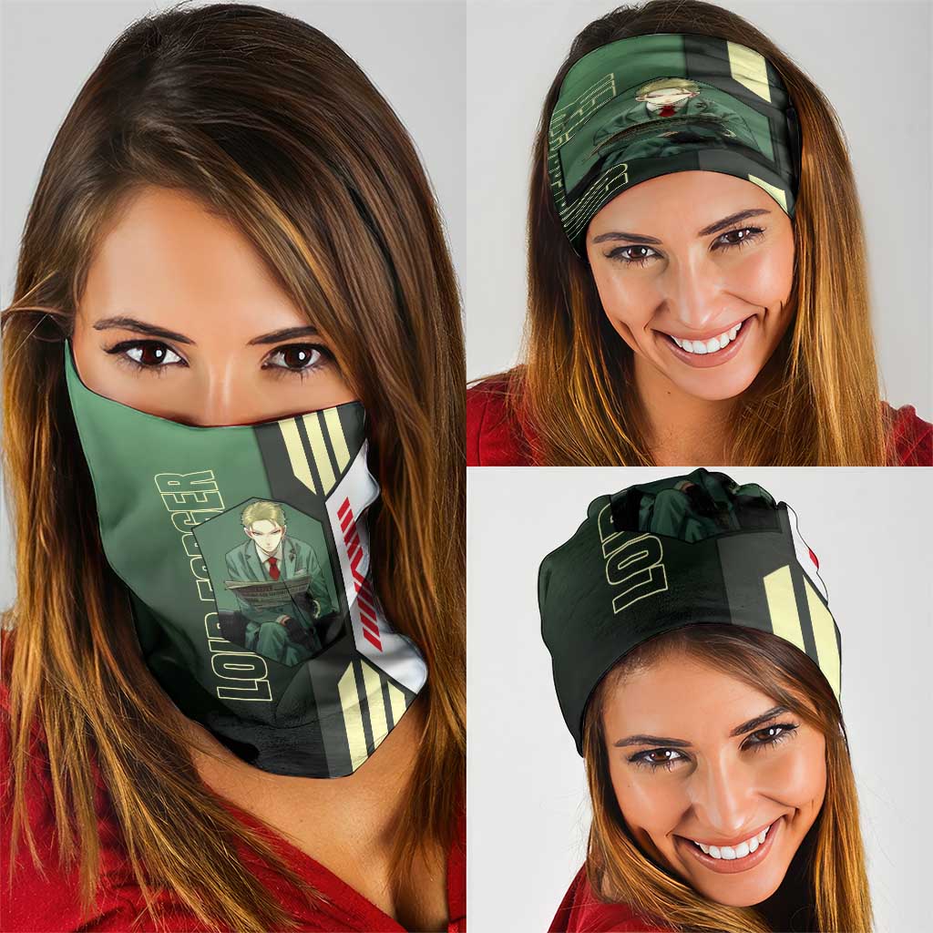 Loid Forger from Spy x Family Neck Gaiter with Cool Posing and Character Design - The Mazicc