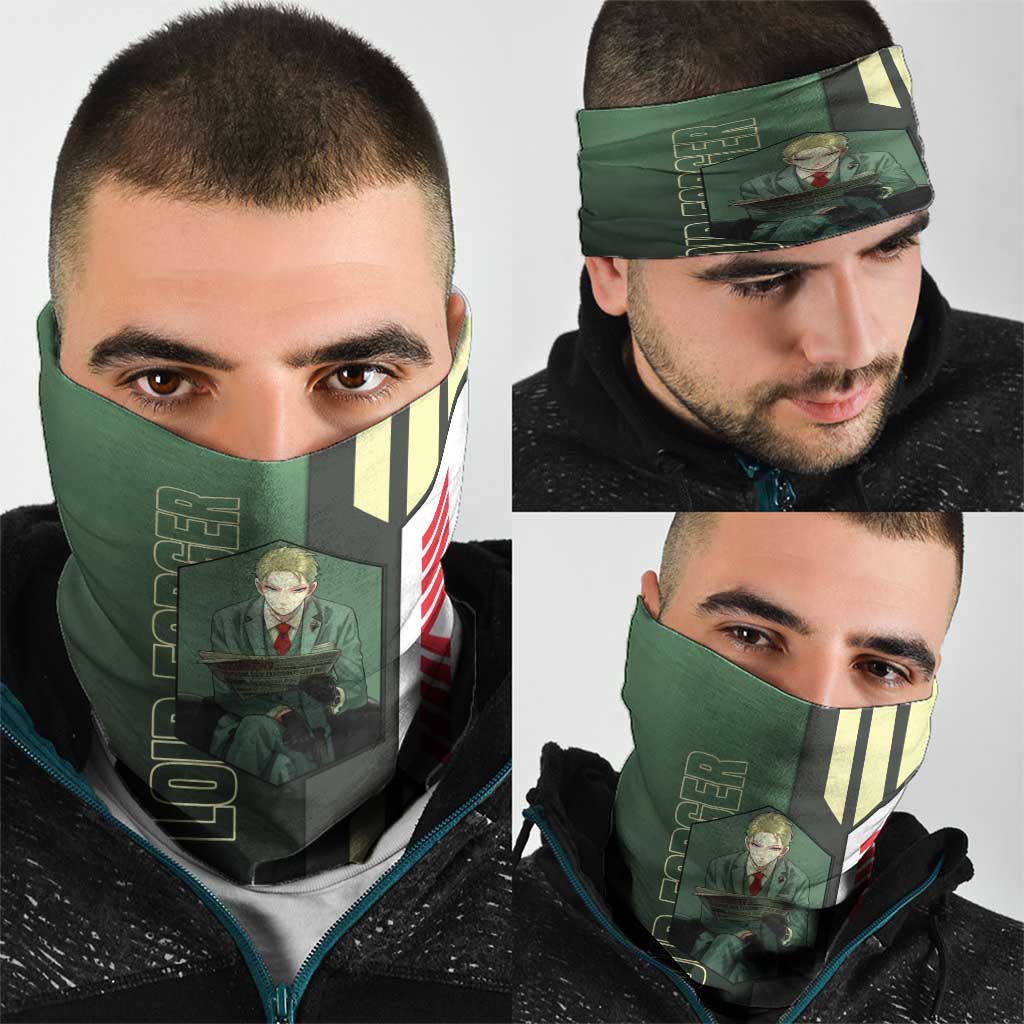 Loid Forger from Spy x Family Neck Gaiter with Cool Posing and Character Design - The Mazicc